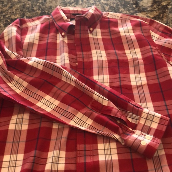 Nautica Men’s Plaid Red Shirt XL - Picture 5 of 5